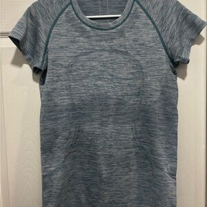 lululemon athletica Blue Short Sleeve Top